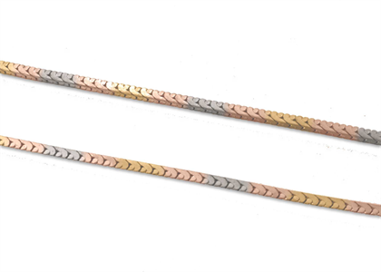 3 Tone Plated | Link Chains